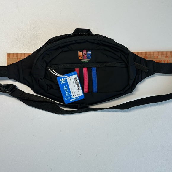 NWT! Adidas Sport Waist Pack Black Multi Unisex (b44) - Picture 4 of 5